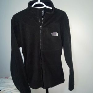 North face black zip up